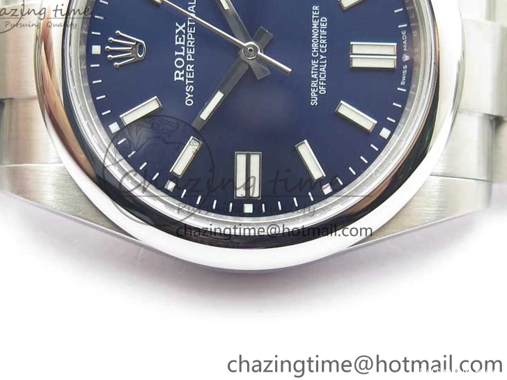 Best AAA Replica Sites Bracelet Best Blue 124300 Edition 41mm 2693 Upgraded Perpetual BP Oyster on Maker Dark Dial SS 1103